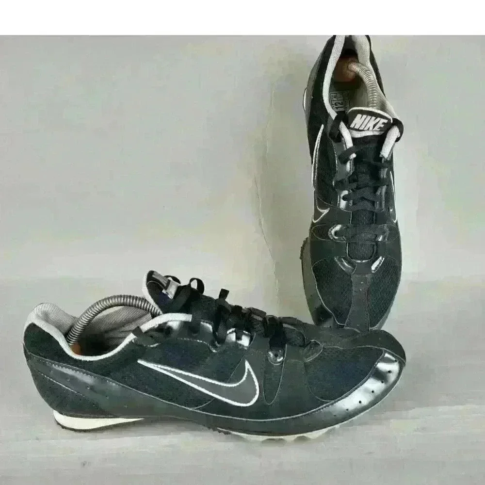 Men's Nike Zoom Rival‎ MD Track & Field Running Spike Shoes Black,carry Bag